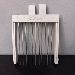 Vintage Wolferman's English Muffin Splitter Folding Bread Separator Tool White